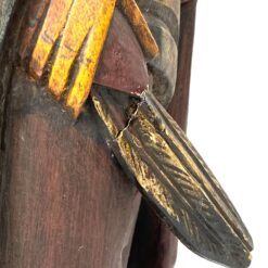 Medinė statula “Indėnas” 23x21x77 cm