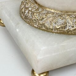 Marmurinė dekoratyvinė vaza 36x36x36,5 cm