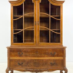 Drožinėtas riešutmedžio dviejų dalių bufetas 50x130x190 cm