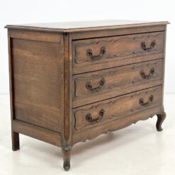 Ąžuolinė trijų stalčių komoda 53x105x81 cm