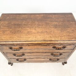 Ąžuolinė trijų stalčių komoda 53x105x81 cm