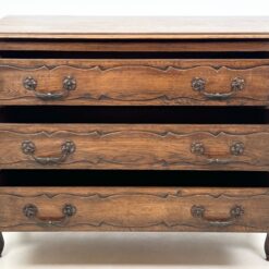 Ąžuolinė trijų stalčių komoda 53x105x81 cm