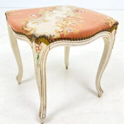 Provanso stiliaus pufas su austu gobelenu 39x39x37 cm