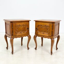 Rokoko stiliaus ąžuolinės spintelės 2 vnt. komplektas 40x50x72 cm