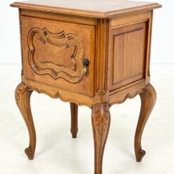 Rokoko stiliaus ąžuolinės spintelės 2 vnt. komplektas 40x50x72 cm