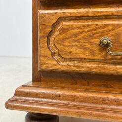 Ąžuolinės trijų stalčių spintelės 2 vnt. komplektas 40×50,5×66 cm