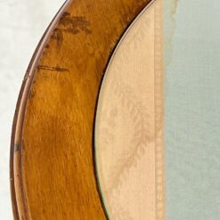 Riešutmedžio spintelės gobeleno ir stiklo stalviršiais 2 vnt. kompl. 40x53x59,5 cm