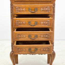 Ąžuolinė keturių stalčių komoda 36x60x101 cm