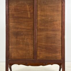 Ąžuolinis bufetas su žalio stiklo durimis 39,5x109x139,5 cm