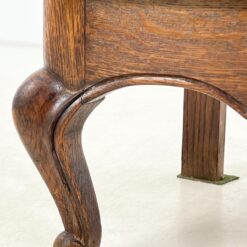 Ąžuolinis bufetas su žalio stiklo durimis 39,5x109x139,5 cm