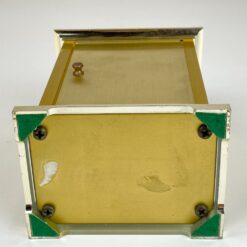 Kvarcinis “Emes” stalinis žalvarinis laikrodis (neveikiantis) 7×9,5×15 cm