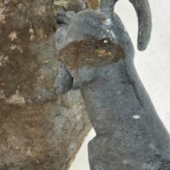 Bronzinė berniuko su aitvaru ir šuniu statula 75x125x142,5 cm