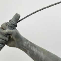 Bronzinė berniuko su aitvaru ir šuniu statula 75x125x142,5 cm