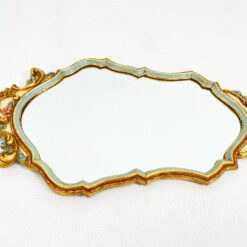 Provanso stiliaus pakabinamas veidrodis mediniame rėme 3×40,5×70,5 cm