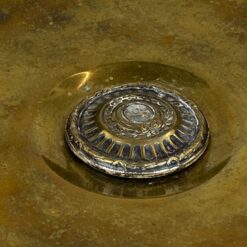 Senovinis “WMF” žalvario ir sidabruoto metalo indas 29,5x42x22 cm