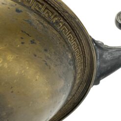 Senovinis “WMF” žalvario ir sidabruoto metalo indas 29,5x42x22 cm