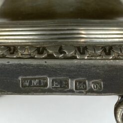 Senovinis “WMF” žalvario ir sidabruoto metalo indas 29,5x42x22 cm