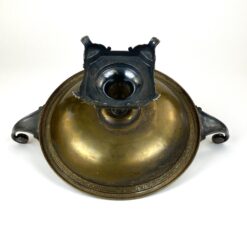 Senovinis “WMF” žalvario ir sidabruoto metalo indas 29,5x42x22 cm