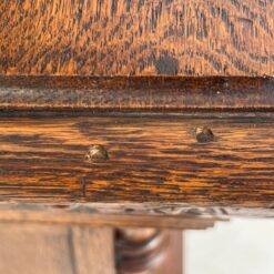 Ąžuolinis drožinėtas dviejų dalių bufetas 59,5×118,5×224,5 cm