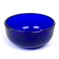 Dubenėlis iš mėlynos spalvos stiklo 10x10x4,5 cm