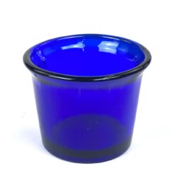 Indelis iš mėlynos spalvos stiklo 6x6x4,5 cm