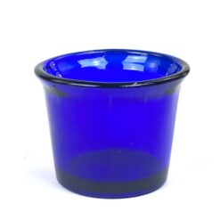 Indelis iš mėlynos spalvos stiklo 6x6x4,5 cm