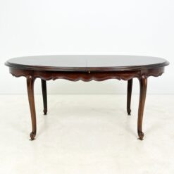 Išskleidžiamas raudonmedžio valgomojo stalas 100x179(+45)x77 cm