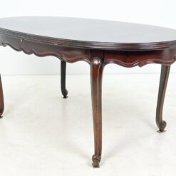 Išskleidžiamas raudonmedžio valgomojo stalas 100×179(+45)x77 cm