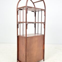 Vintažinio stiliaus pastatoma lentyna su spintele 41x66x173 cm