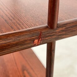 Vintažinio stiliaus pastatoma lentyna su spintele 41x66x173 cm