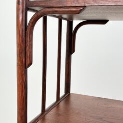 Vintažinio stiliaus pastatoma lentyna su spintele 41x66x173 cm