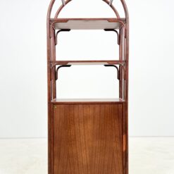 Vintažinio stiliaus pastatoma lentyna su spintele 41x66x173 cm