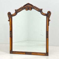 Pakabinamas veidrodis barokinio stiliaus ąžuoliniame rėme 7x75x86 cm