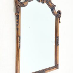 Pakabinamas veidrodis barokinio stiliaus ąžuoliniame rėme 7x75x86 cm