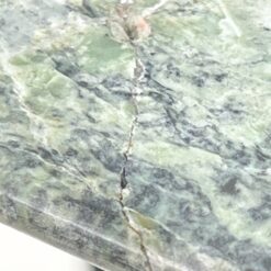 Metalinio rėmo staliukas su žalio marmuro stalviršiumi 47,5x79x47 cm