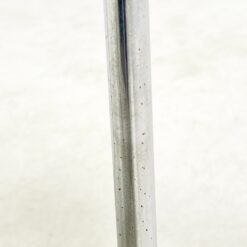 Mid Century stiliaus metalinio rėmo krėslas su eko oda 54x60x74 cm, 44 cm