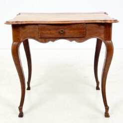 Senovinis ąžuolinis staliukas su stalčiumi 60x77x71 cm