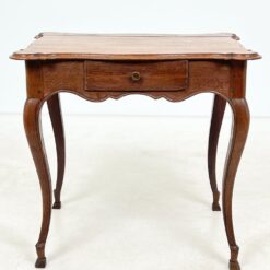 Senovinis ąžuolinis staliukas su stalčiumi 60x77x71 cm