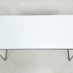 Vintažinių staliuko ir dviejų pufų 3 vnt. komplektas 35,5x71x35 cm