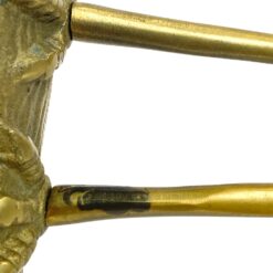 Žalvarinė gervės statula 18x22x22,5 cm