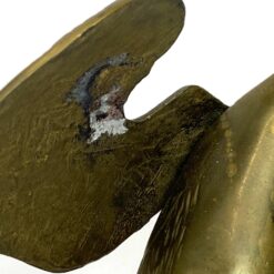 Žalvarinė gervės statula 18x22x22,5 cm