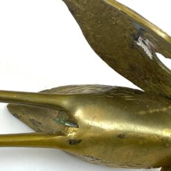 Žalvarinė gervės statula 18x22x22,5 cm