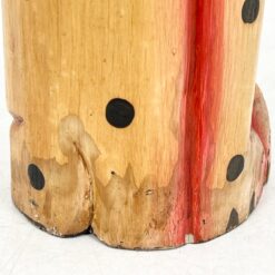 Medinė sėdinčio katino statula 13x13x98 cm