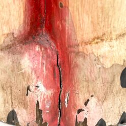 Medinė sėdinčio katino statula 13x13x98 cm