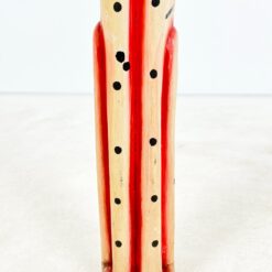 Medinė sėdinčio katino statula 13x13x98 cm