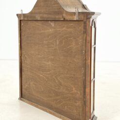 Riešutmedžio pakabinama spintelė su stiklu 20×68,5×72,5 cm