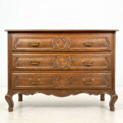 Ąžuolinė trijų stalčių komoda 50x120x87 cm