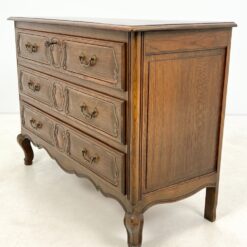 Ąžuolinė trijų stalčių komoda 50x120x87 cm