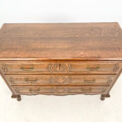 Ąžuolinė trijų stalčių komoda 50x120x87 cm