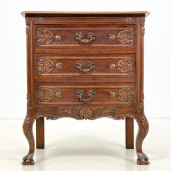 Ąžuolinė trijų stalčių komoda 40x64x75 cm